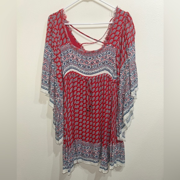 Free People Heart of Gold Boho Mini Dress | XS - Picture 5 of 10